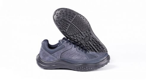navy blue sport shoes